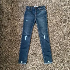 Old Navy Ballerina Built-In Tough Distressed Frayed-Hem Jeggings for Girls